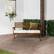 Alt View 37. Walker Edison - Modern Acacia Wood Outdoor Loveseat - Brown.