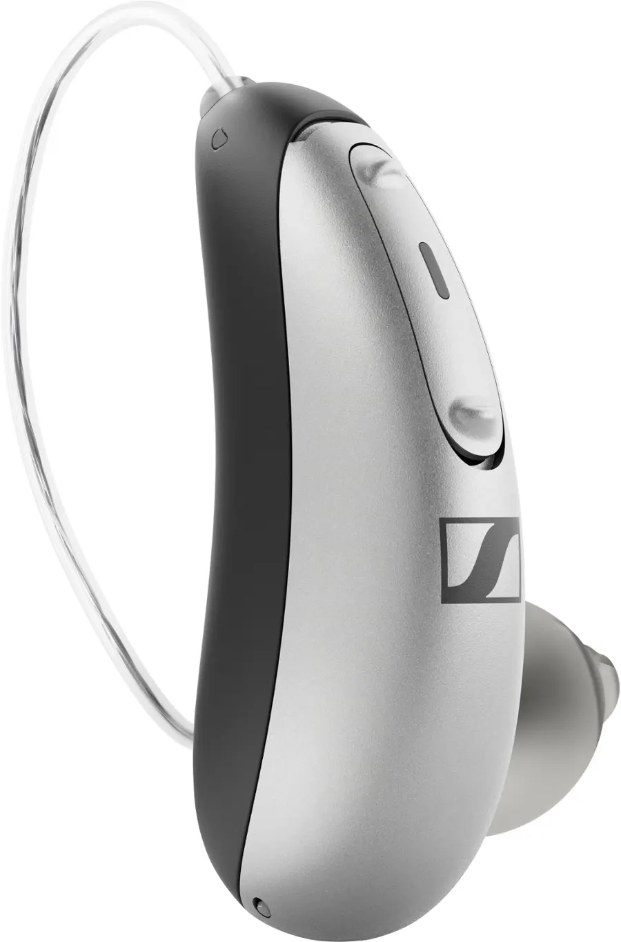 Alt View 11. Sennheiser - All-Day Clear - OTC Self-Fitting Hearing Aid for Mild to Moderate Hearing Loss – All-Day Wear & Bluetooth - Gray.