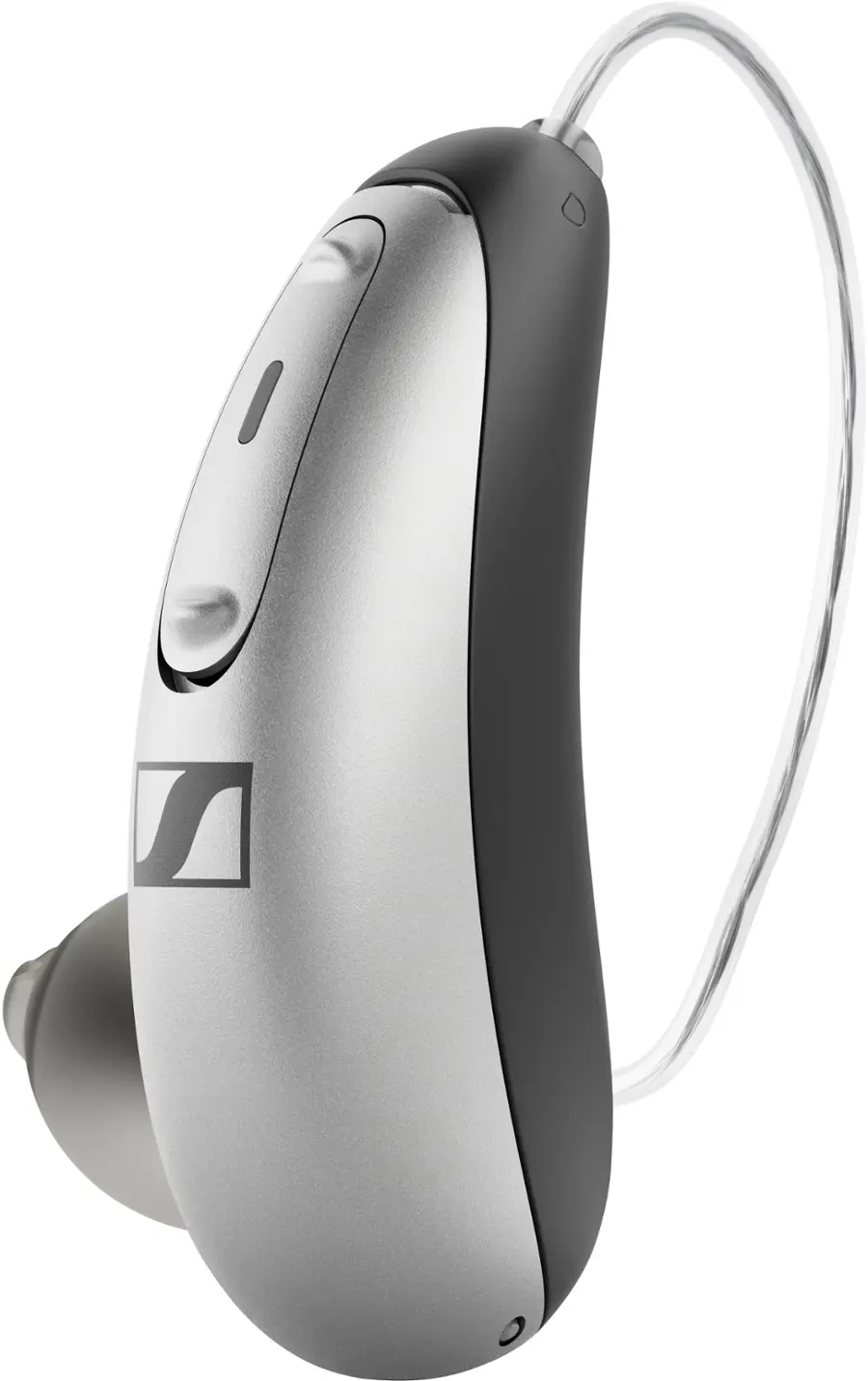 Alt View 12. Sennheiser - All-Day Clear - OTC Self-Fitting Hearing Aid for Mild to Moderate Hearing Loss – All-Day Wear & Bluetooth - Gray.