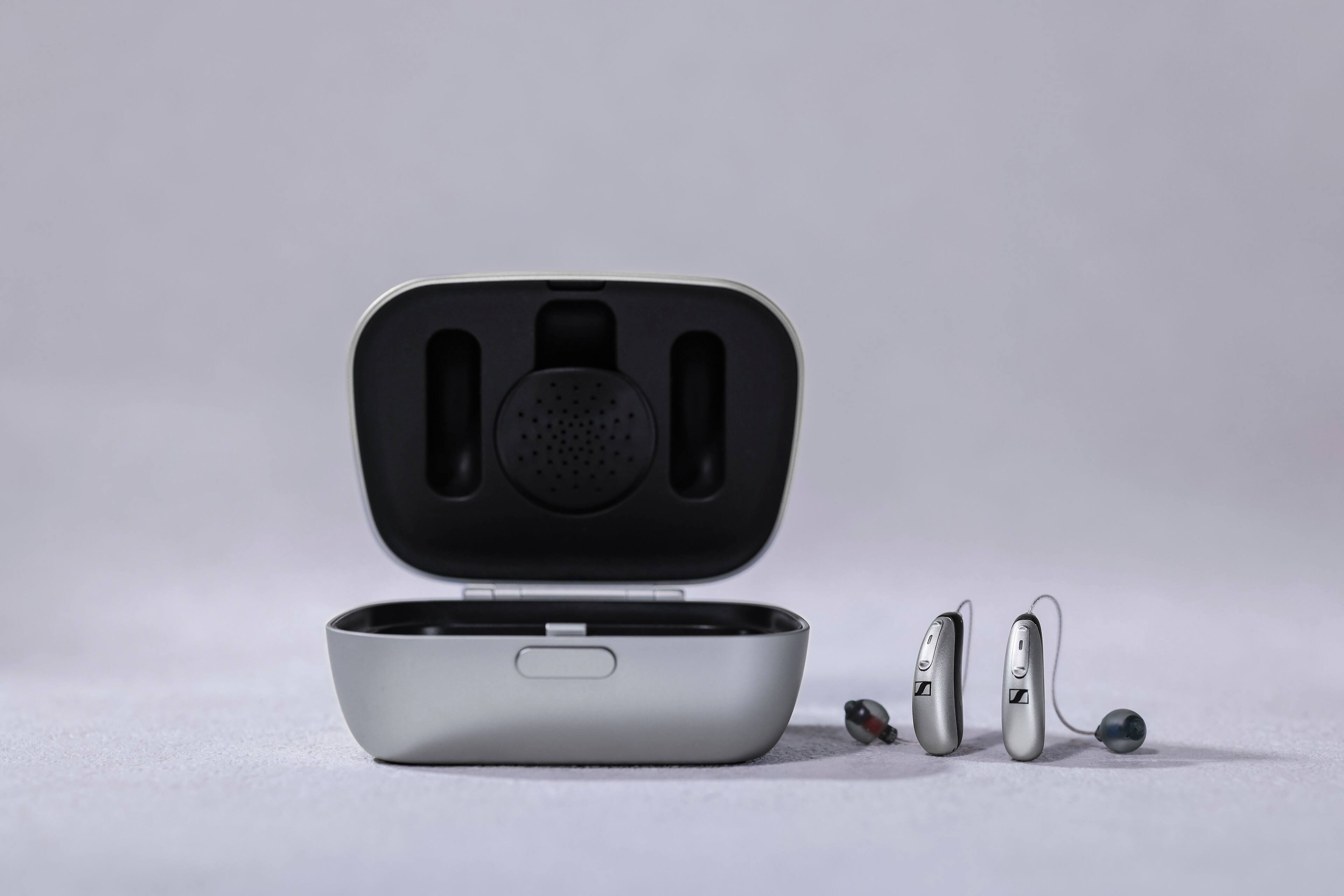 Sennheiser all day clear otc self fitting hearing aid for mild to