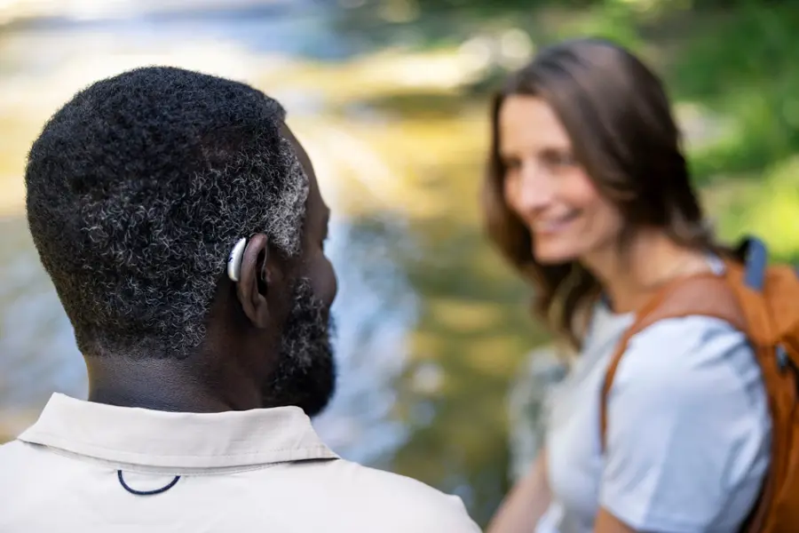 Alt View 37. Sennheiser - All-Day Clear - OTC Self-Fitting Hearing Aid for Mild to Moderate Hearing Loss – All-Day Wear & Bluetooth - Gray.