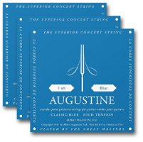 Augustine Strings - 3-Pack Guitar Strings - Classic Blue - Front_Zoom