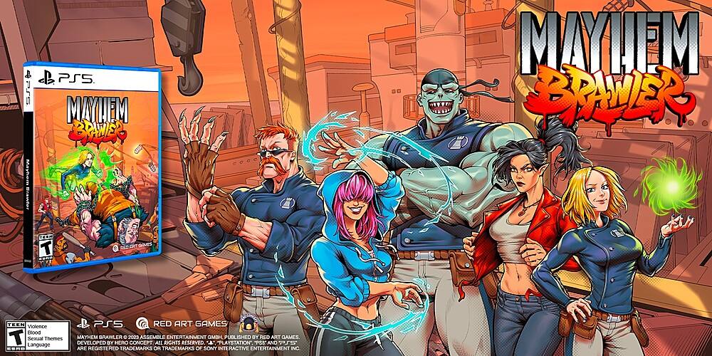 Angle. Red Art Games - Mayhem Brawler.