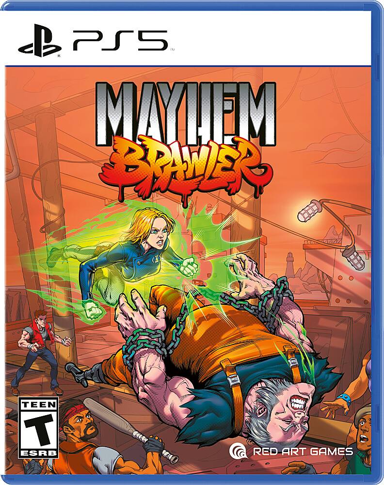 Front. Red Art Games - Mayhem Brawler.