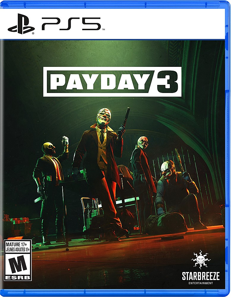 Payday 3 is available on PC, PlayStation 5, and Xbox Series X/S