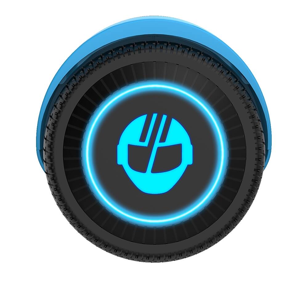 Left View: GoTrax - Galaxy Electric Self-Balancing Scooter w/3.1 mi Max Range & 6.2 mph Max Speed - Blue