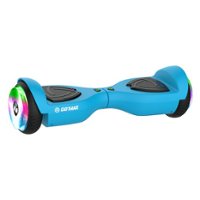 GoTrax - Drift Hoverboard w/3.1 mi Max Range & w/6.2 mph Max Speed - Blue - Front_Zoom