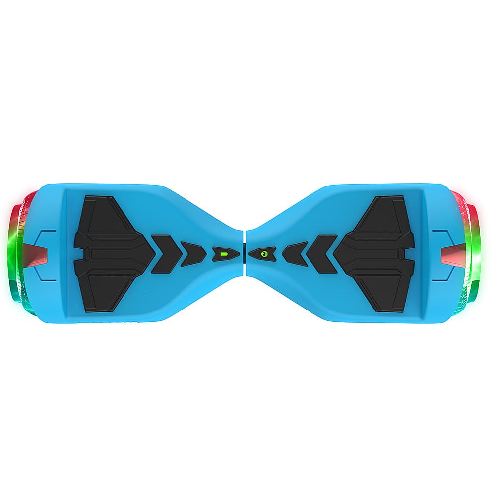 Left View: GoTrax - Surge Pro Hoverboard w/7 mi Max Range & w/6.2 mph Max Speed - Blue