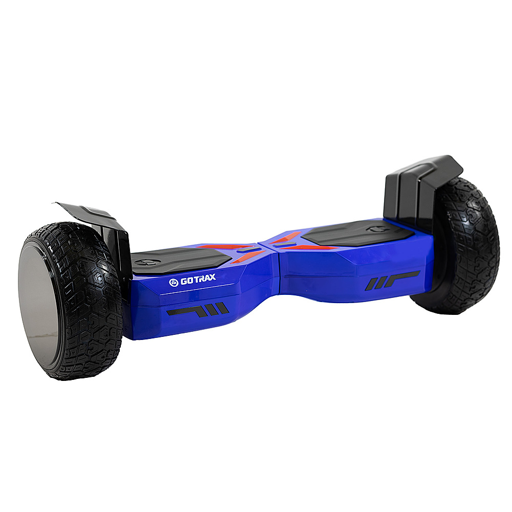 Angle View: GoTrax - Quest Pro Hoverboard w/7 mi Max Range & 7.5 mph Max Speed - Blue