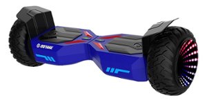 GoTrax - Quest Pro Hoverboard w/7 mi Max Range & 7.5 mph Max Speed - Blue - Front_Zoom
