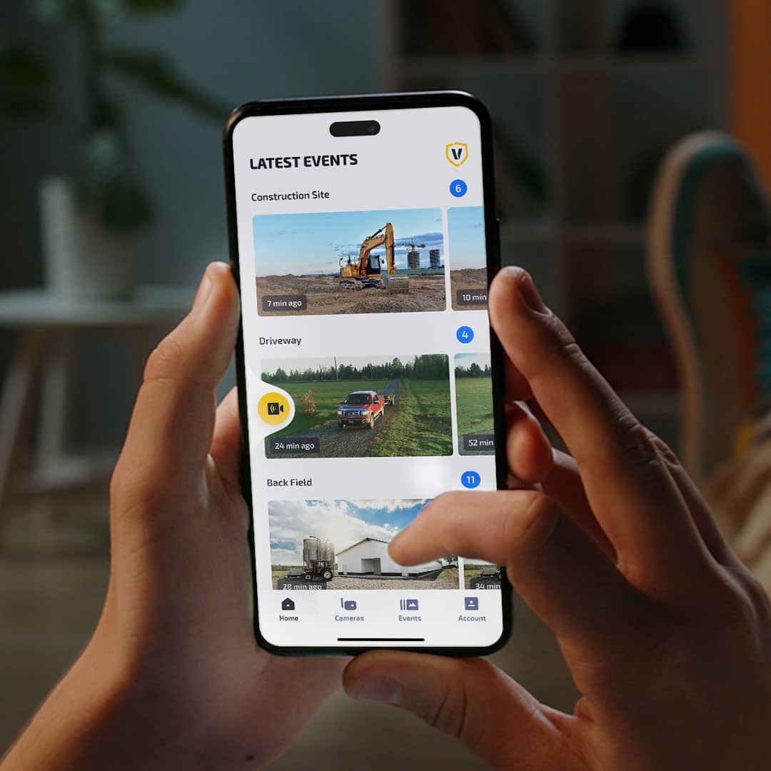 Alt View 16. Vosker - V300 Ultimate 4G-LTE Autonomous Outdoor Security Camera, High-Capacity 15,000 mAh External Solar Power Bank - No Wi-Fi Needed, Live Streaming, Black.