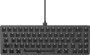 Glorious - GMMK 2 65% Compact Barebone Mechanical Gaming Keyboard - Black - Front_Zoom