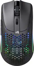 Front. Glorious - Model O 2 Lightweight Wireless Optical Gaming Mouse with BAMF 2.0 Sensor - Matte Black.