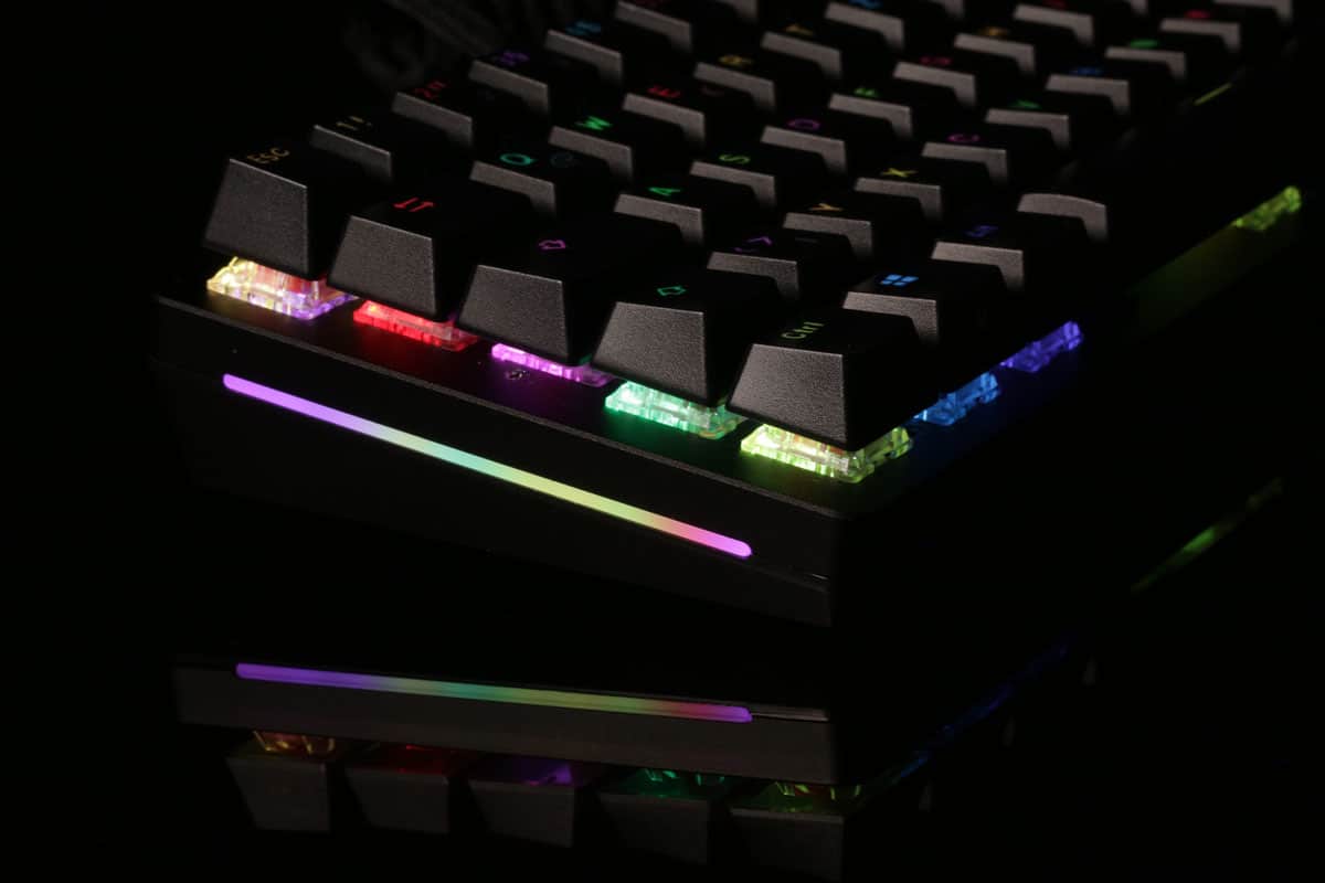 Alt View 14. Glorious - GMMK 2 Prebuilt 96% Full Size Wired Mechanical Linear Switch Gaming Keyboard with Hotswappable Switches - Black.