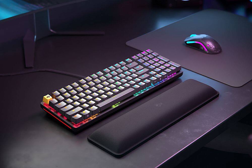 Alt View 15. Glorious - GMMK 2 Prebuilt 96% Full Size Wired  Mechanical Linear Switch Gaming Keyboard with Hotswappable Switches - Black.