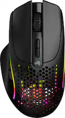 Front. Glorious - Model I 2 Ultra Lightweight Wireless Optical Gaming Mouse with 9 Programmable Buttons - Matte Black.