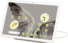 Google - Geek Squad Certified Refurbished Pixel Tablet with Charging Speaker Dock - 11" Android Tablet - 128GB - Wi-Fi - Porcelain