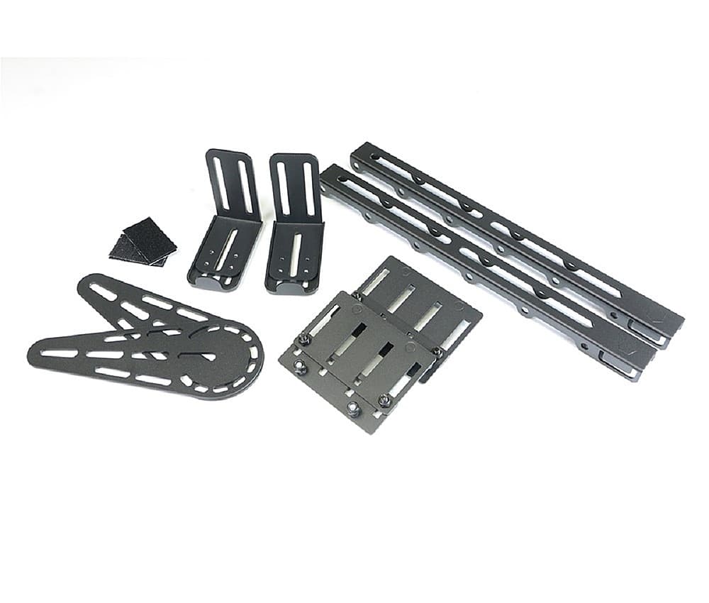 MantelMount - Universal Sound Bar Adapter Kit - Black - Front_Zoom