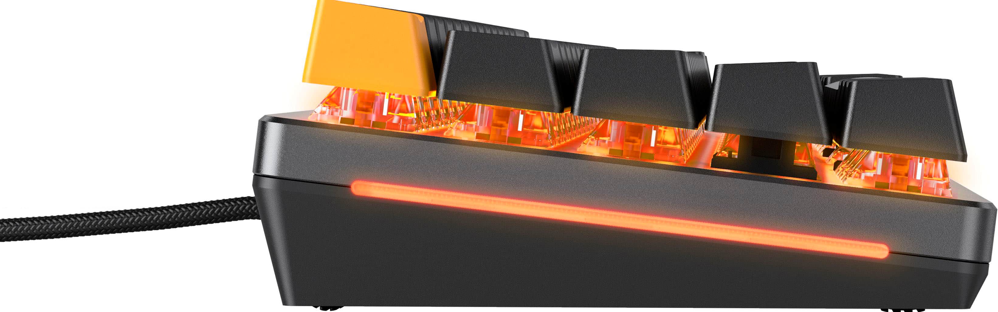 Preloaded with Lubed Fox Switches, these lightweight presses are great for building muscle memory in fast-paced games.