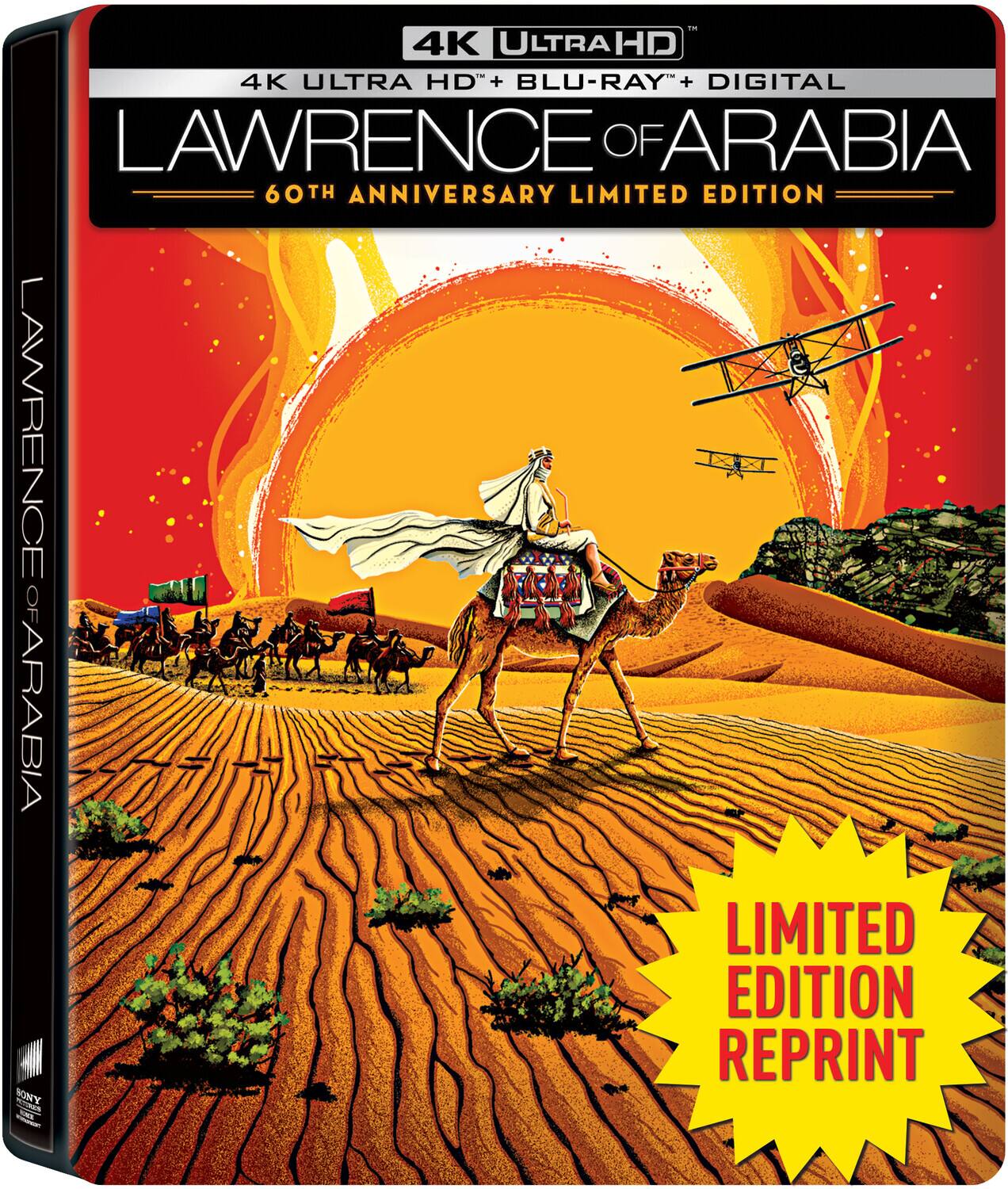 Alt View 1. Lawrence of Arabia (60th Anniversary Limited Edition)   - 4K Blu-Ray.