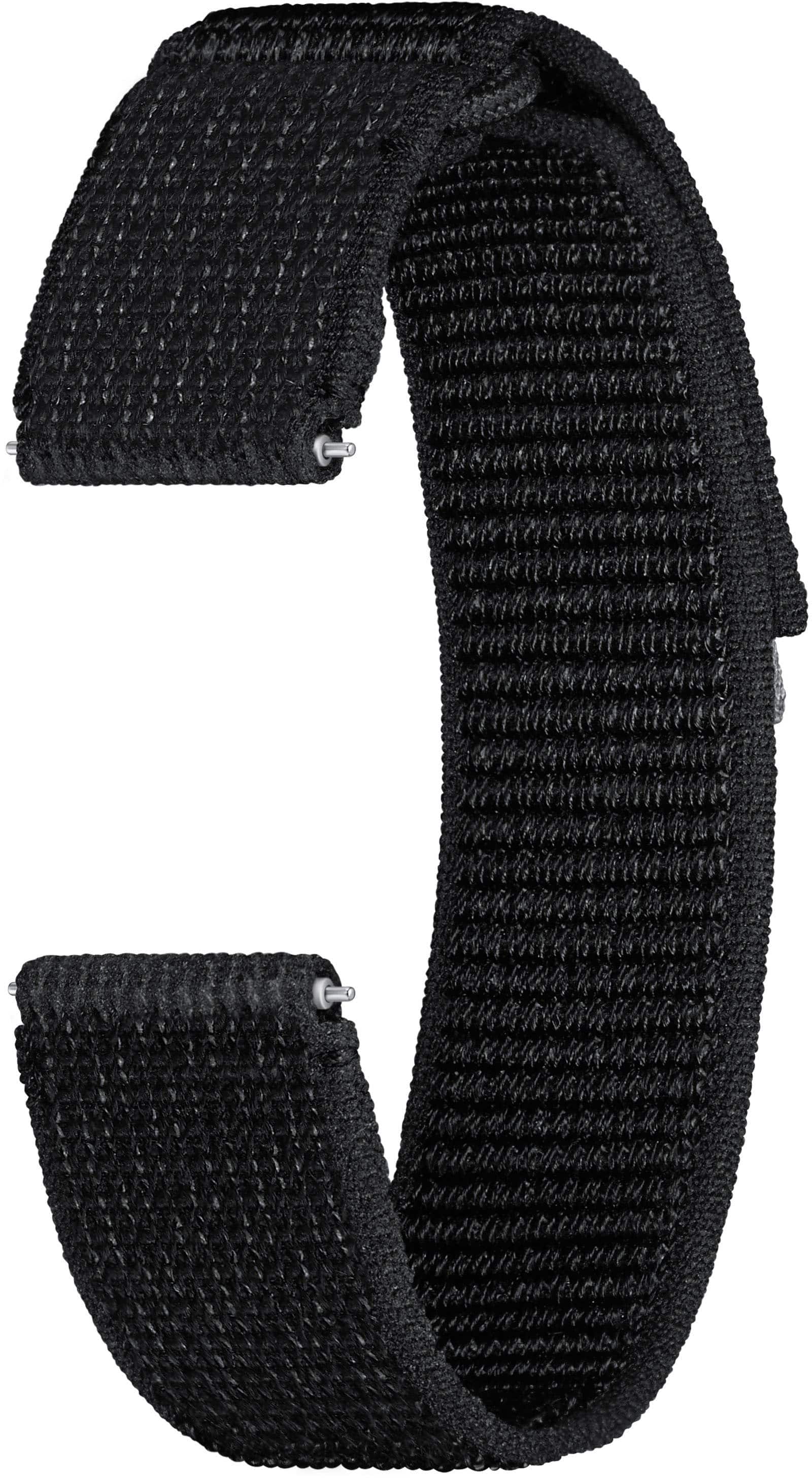 Alt View 13. Samsung - Fabric Watch Band for Galaxy Watch6, Galaxy Watch6 Classic M/L - Black.