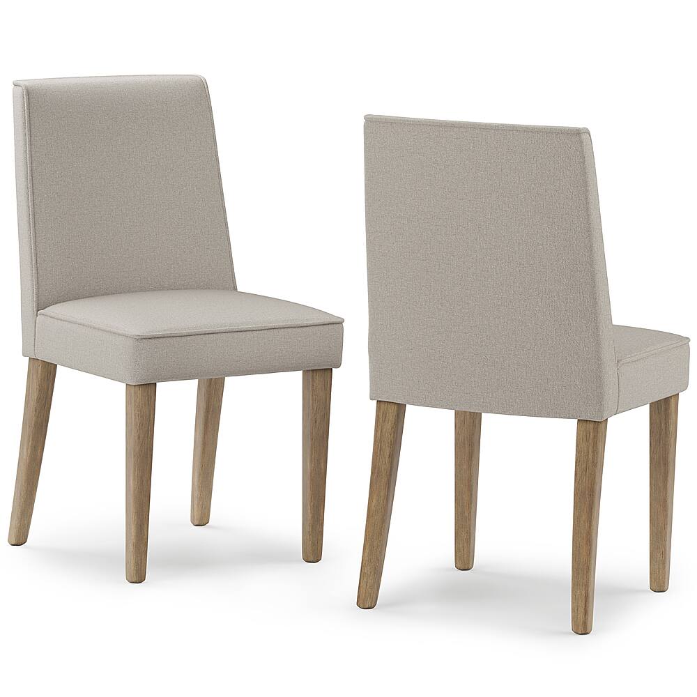 Angle View: Simpli Home - Bartow Dining Chair ( Set of 2 ) - Natural