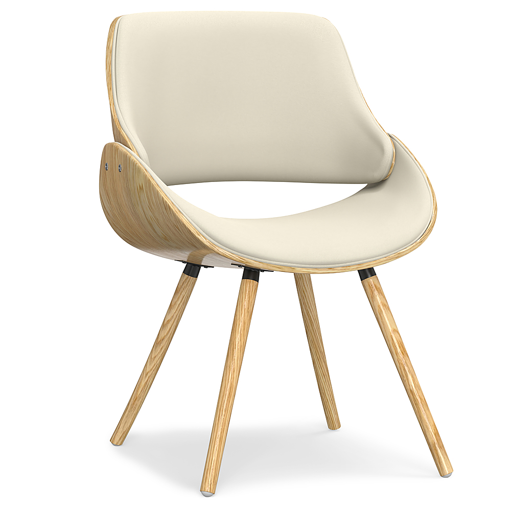 Angle View: Simpli Home - Malden Bentwood Dining Chair with Wood Back - Natural