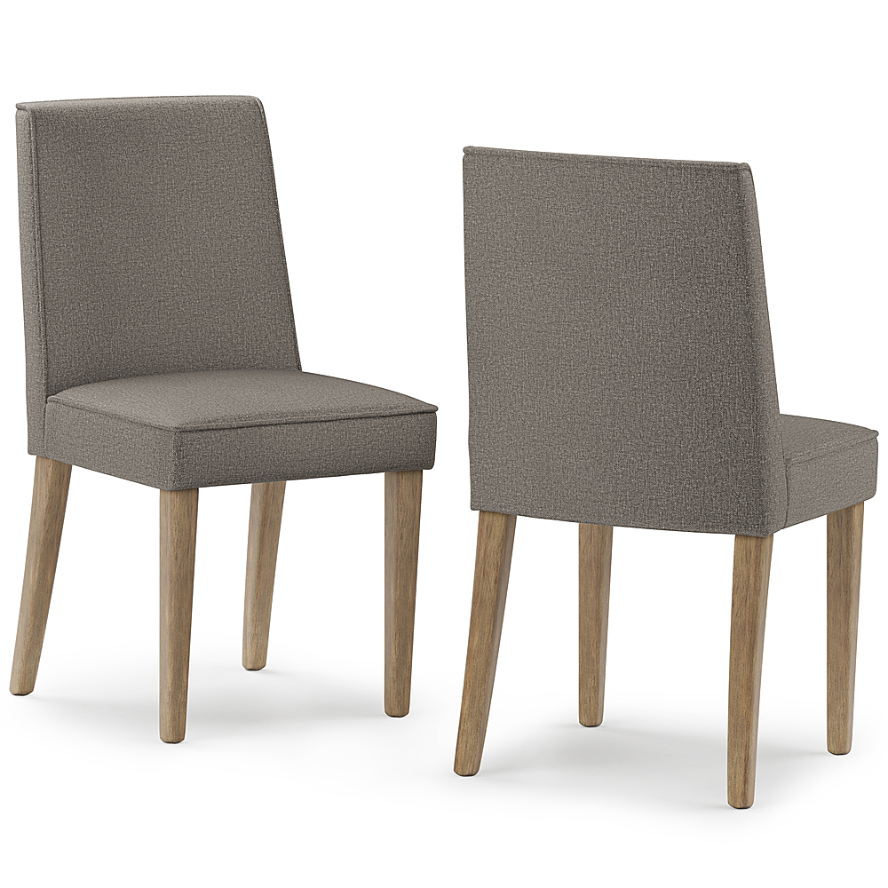 Angle View: Simpli Home - Bartow Dining Chair ( Set of 2 ) - Taupe