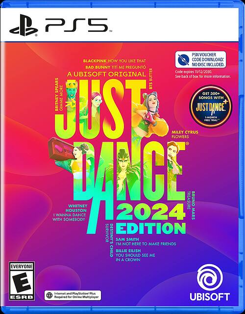 PlayStation 5 Digital Console & Just Dance 2023 (Code in Box)