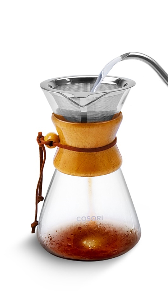 Best Buy: Cosori Original 8-Cup Pour-Over Coffee Maker Clear KDTWPMCSNUS0001