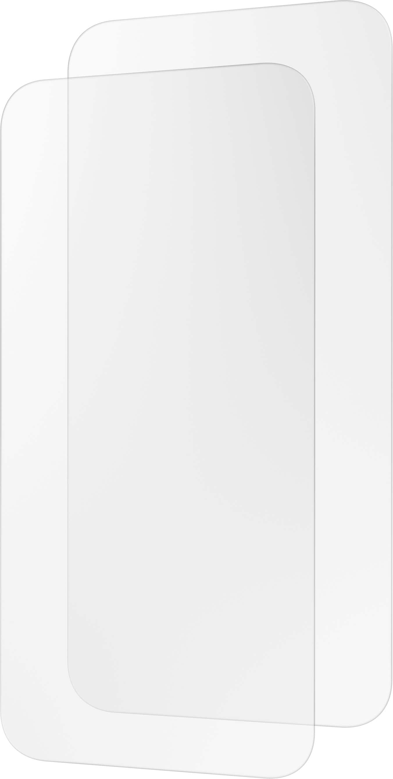 Left. Insignia™ - Anti-Reflective Glass Screen Protector for iPhone 15 Pro (2-Pack) - Clear.