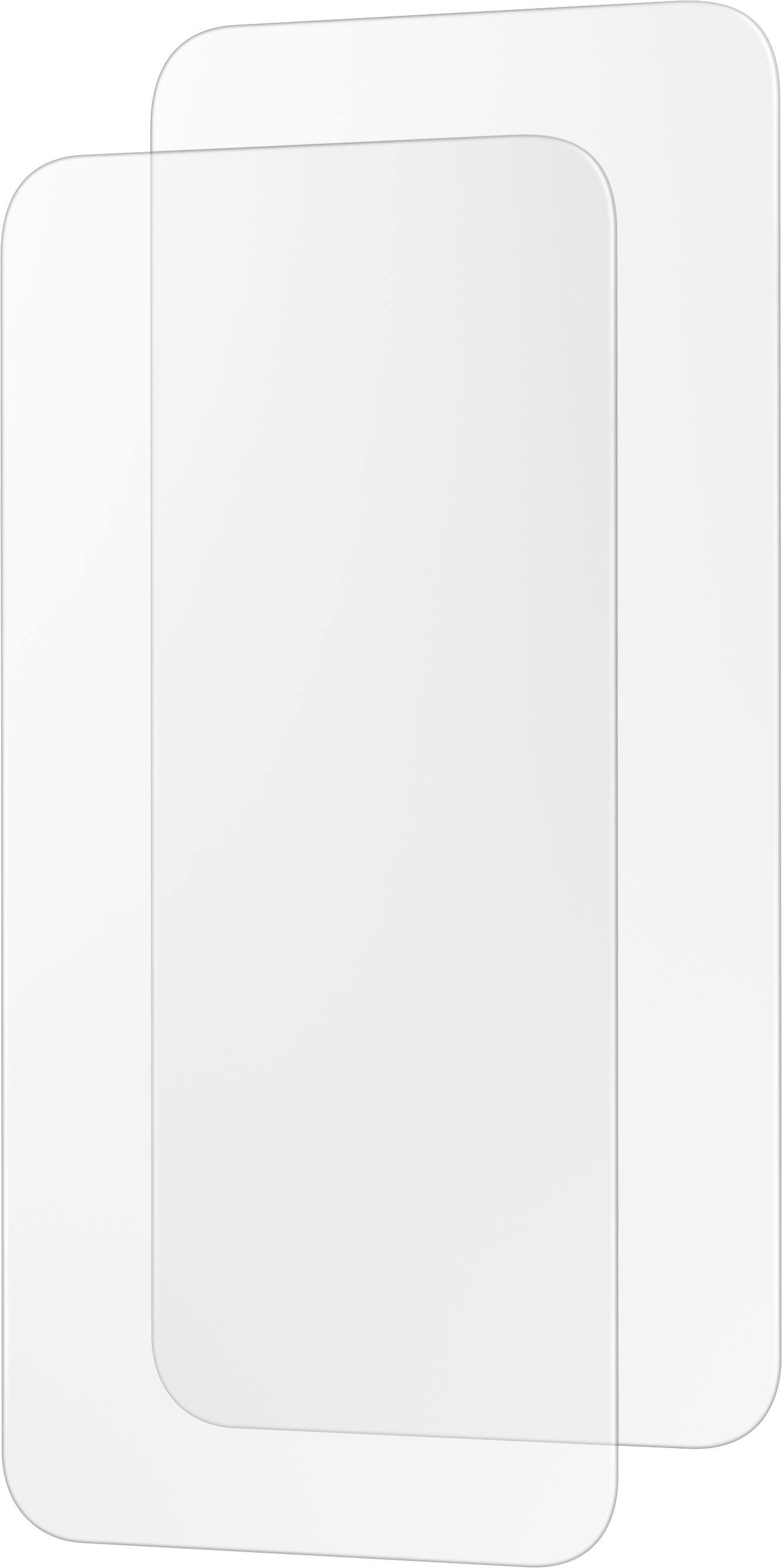 Left. Insignia™ - Anti-Reflective Glass Screen Protector for iPhone 15 Pro Max (2-Pack) - Clear.