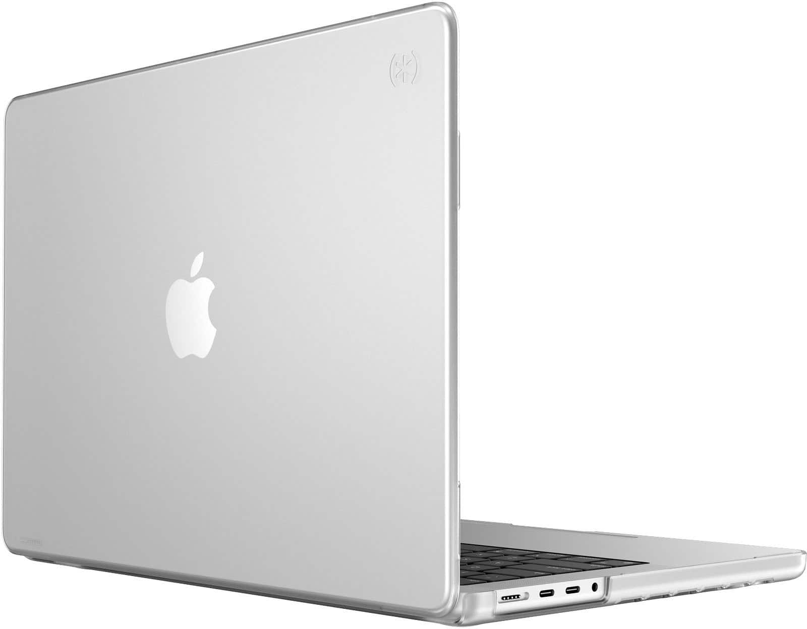 Back. Speck - Smartshell Case for Macbook Pro 14" M1/M2/M3 (2021-2023) - Clear.