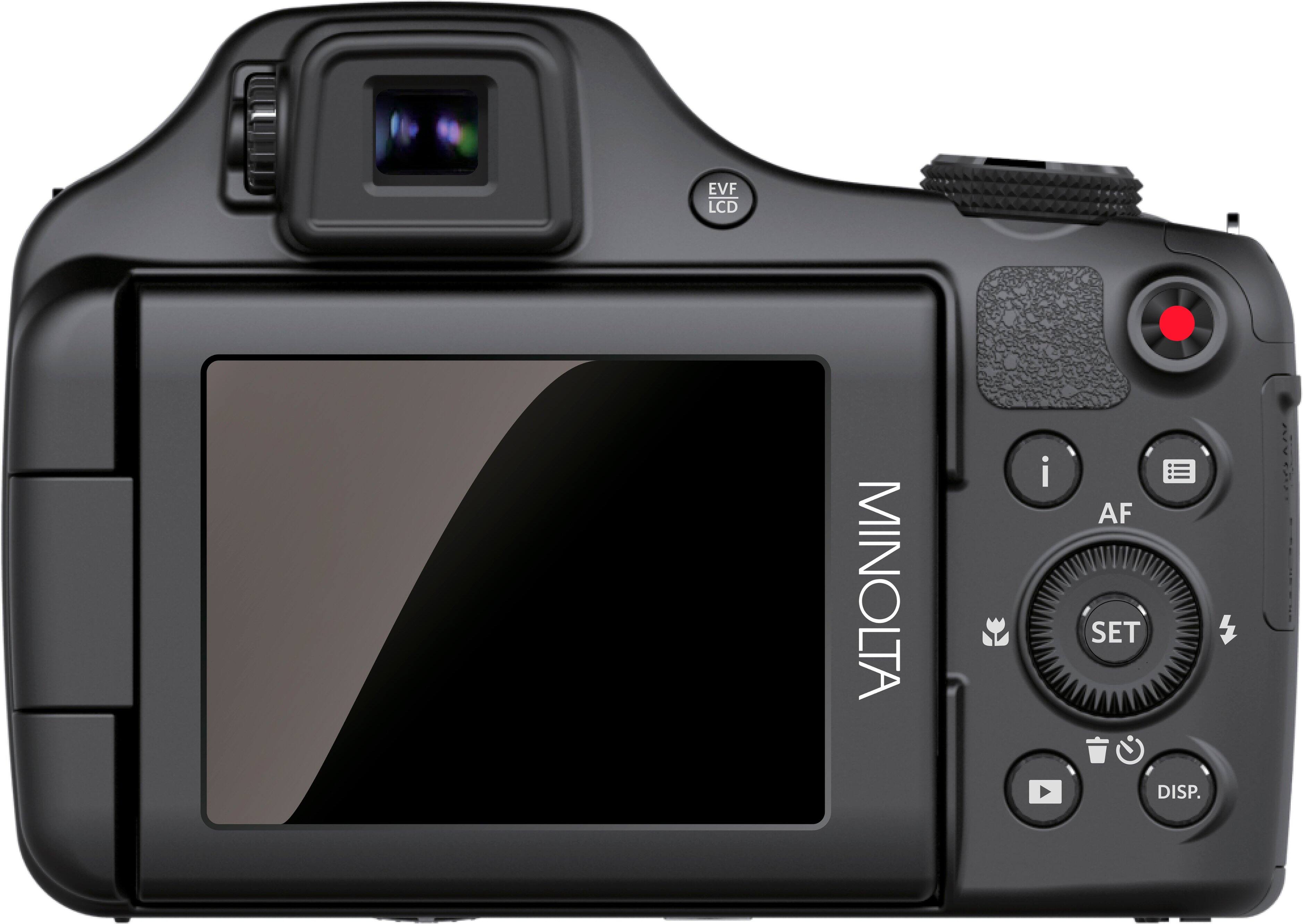Minolta Pro Shot Cámara digital HD de 16 megapíxeles con zoom óptico de
