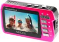 Back Zoom. Minolta - MN40WP 48.0 Megapixel Waterproof Digital Camera - Pink.