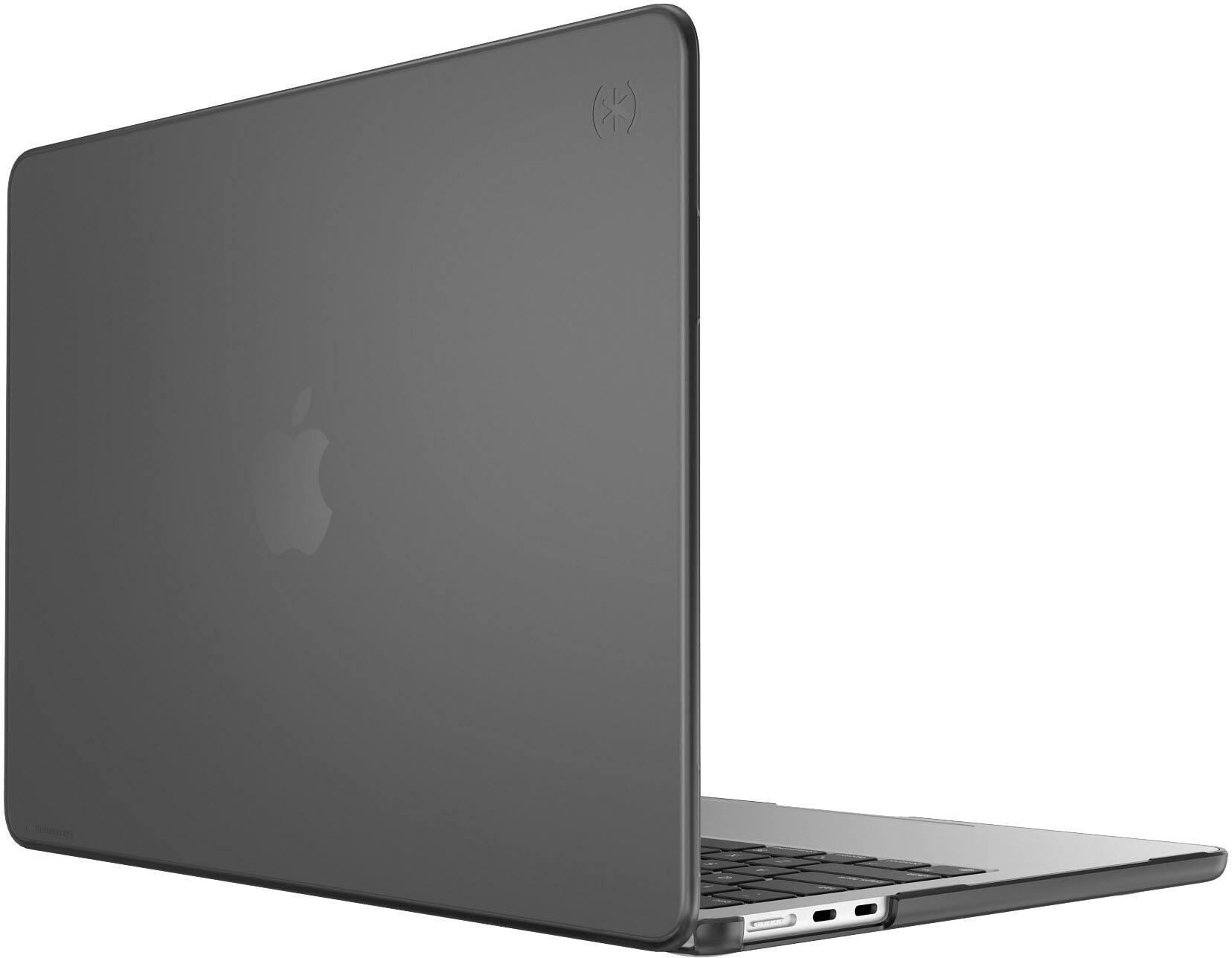 Back. Speck - Smartshell Case for Macbook Air 13" M2/M3 (2022-2024) - Obsidian Grey.