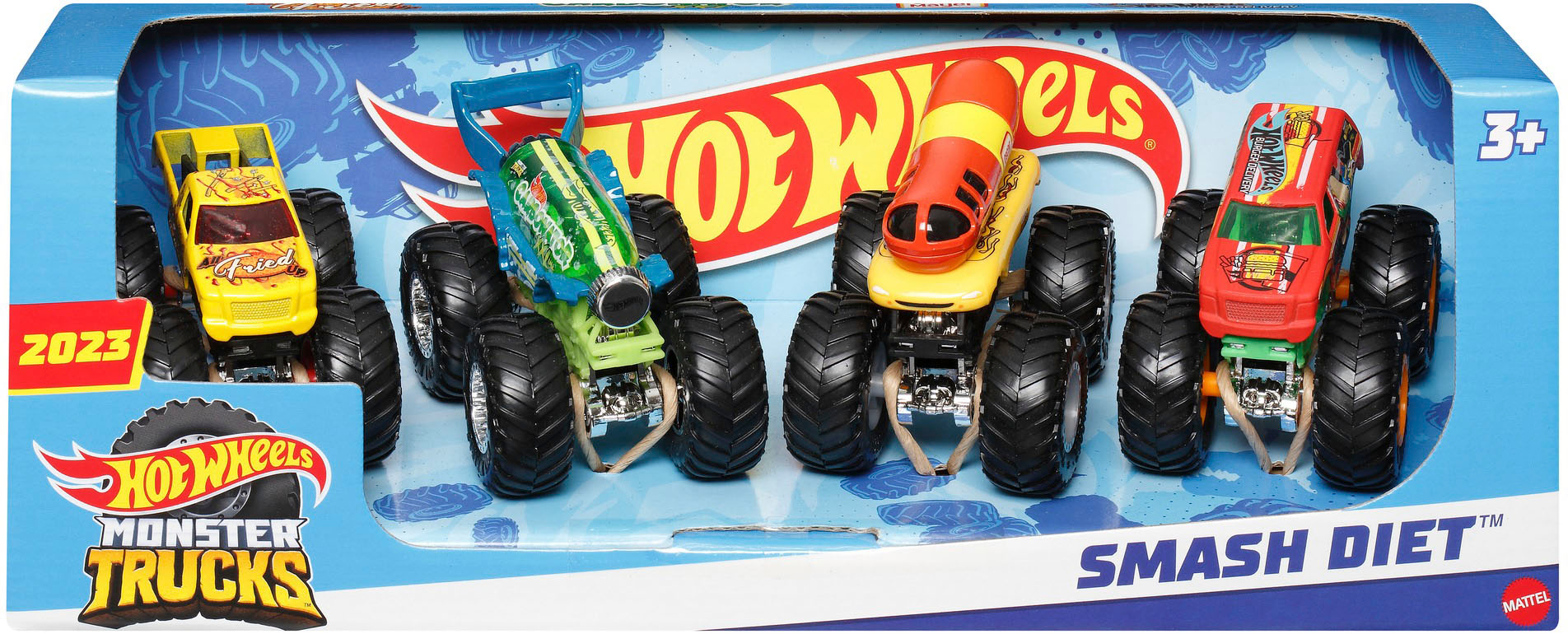 Best Buy: Hot Wheels Monster Trucks 1:64 (4-Pack) Styles May Vary HLT73