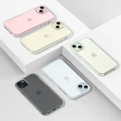 Insignia - Hard-Shell Case for iPhone 17e/16e/15/14/13 - Clear Insignia - Hard-Shell Case for iPhone 17e/16e/15/14/13 - Clear
