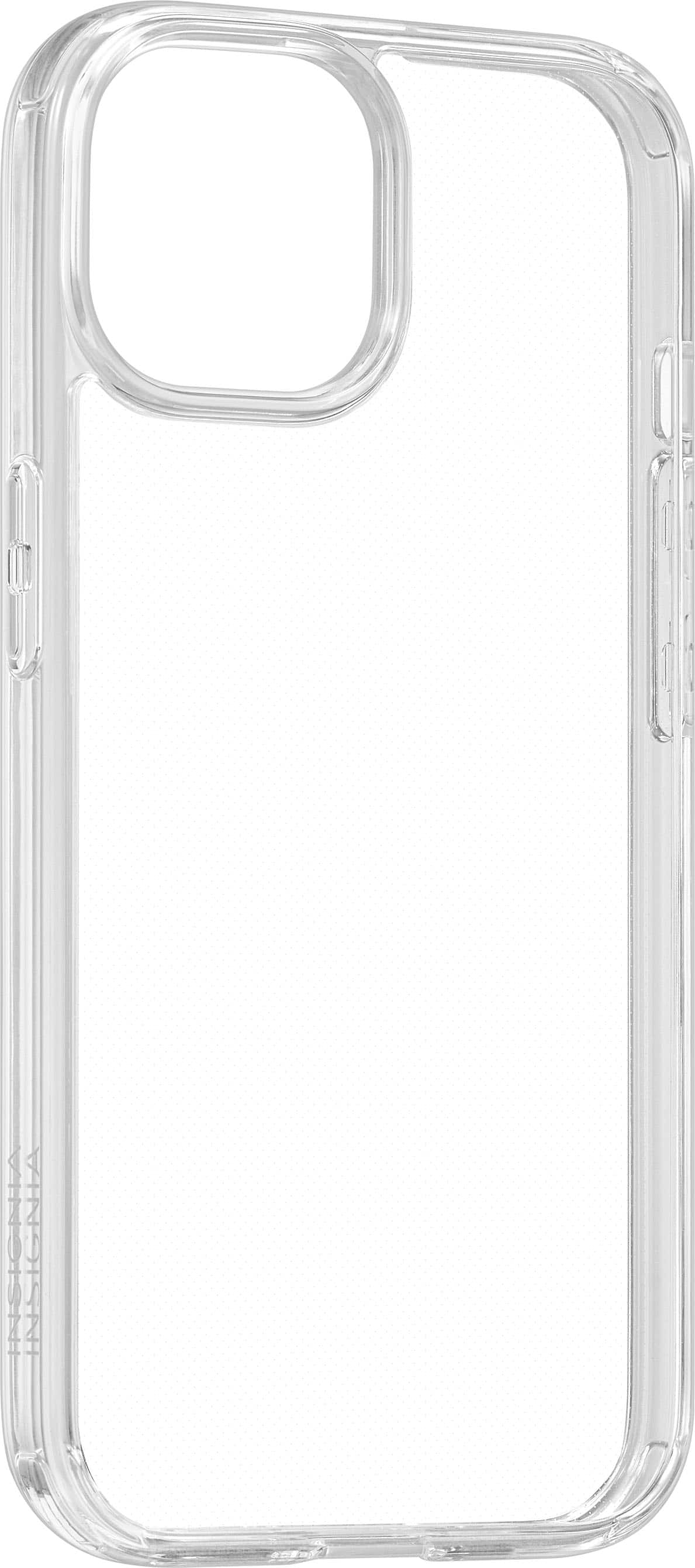 Alt View 1. Insignia™ - Hard-Shell Case for iPhone 15 - Clear.
