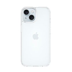Insignia™ - Hard-Shell Case for iPhone 15 Plus - Clear - Front_Zoom