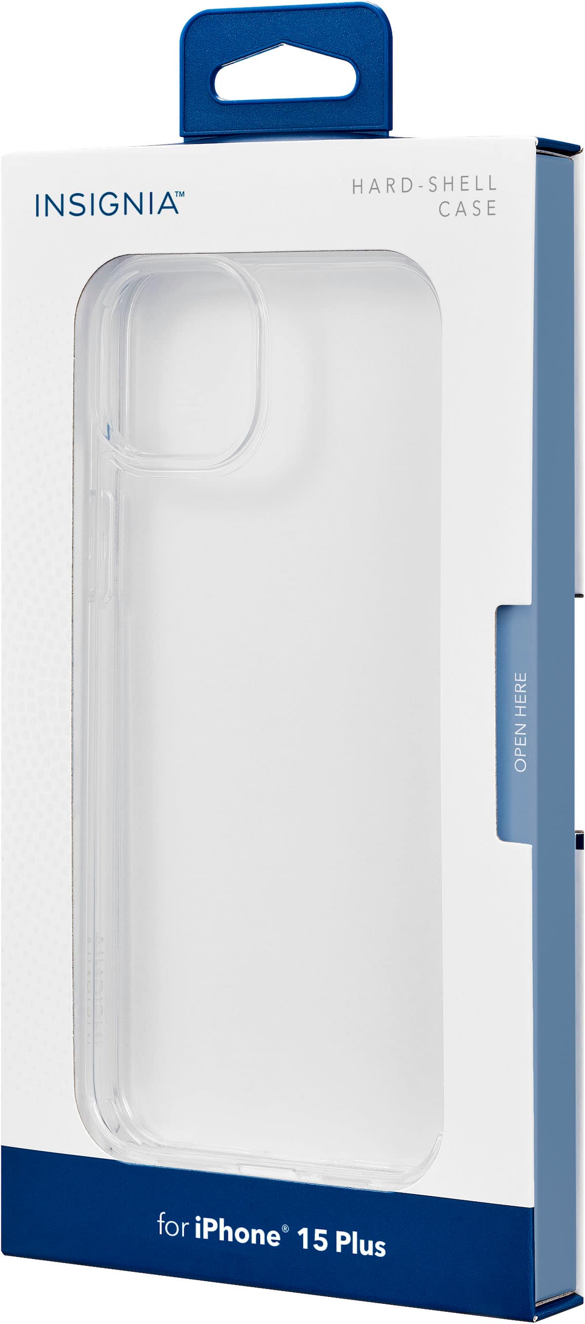 Alt View 13. Insignia™ - Hard-Shell Case for iPhone 15 Plus - Clear.