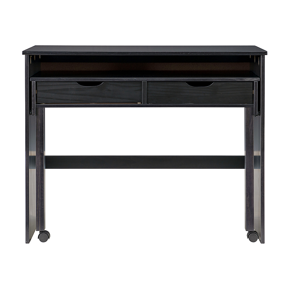 Angle View: Linon Home Décor - Rensen Extendable Console Desk - Black