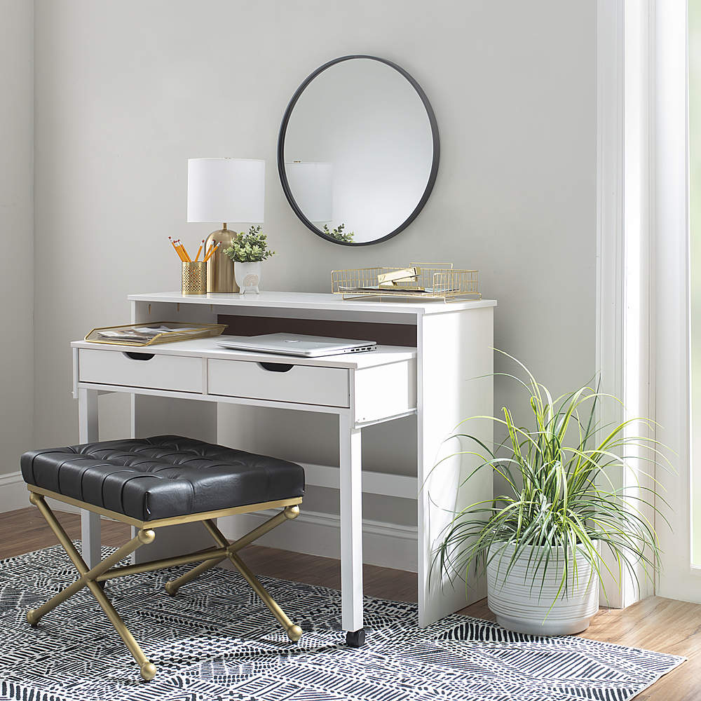 Linon Home Décor Stenhouse Adjustable Student Desk Set Gray BSTB305 - Best  Buy