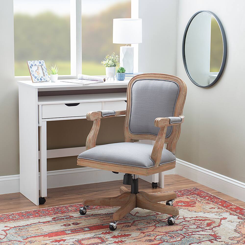 Linon Home Décor Stenhouse Adjustable Student Desk Set Gray BSTB305 - Best  Buy