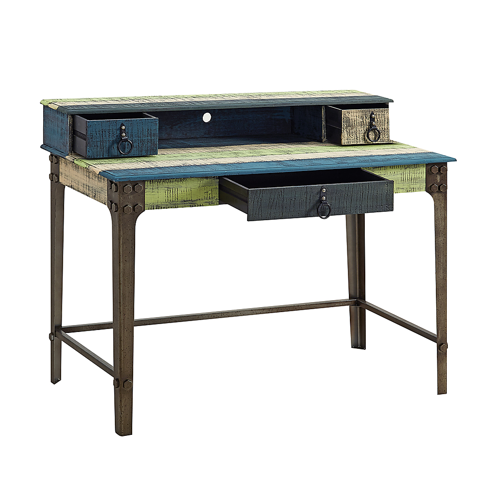 Linon Home Décor Stenhouse Adjustable Student Desk Set Gray BSTB305 - Best  Buy