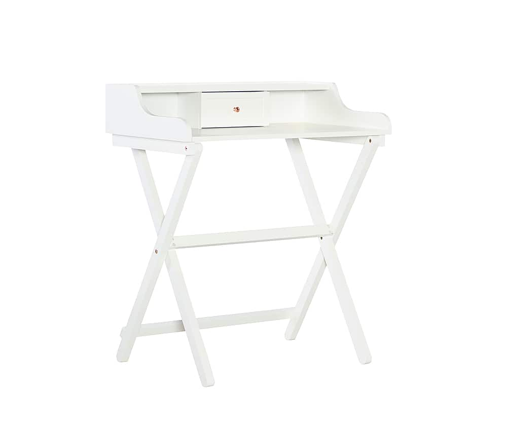 Angle View: Linon Home Décor - Fauna Folding Desk - White