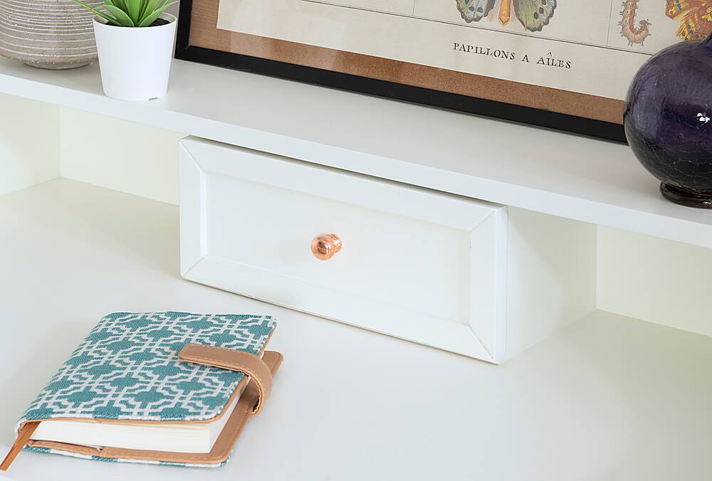 Linon Home Décor Fauna Folding Desk White BSTB227 Best Buy