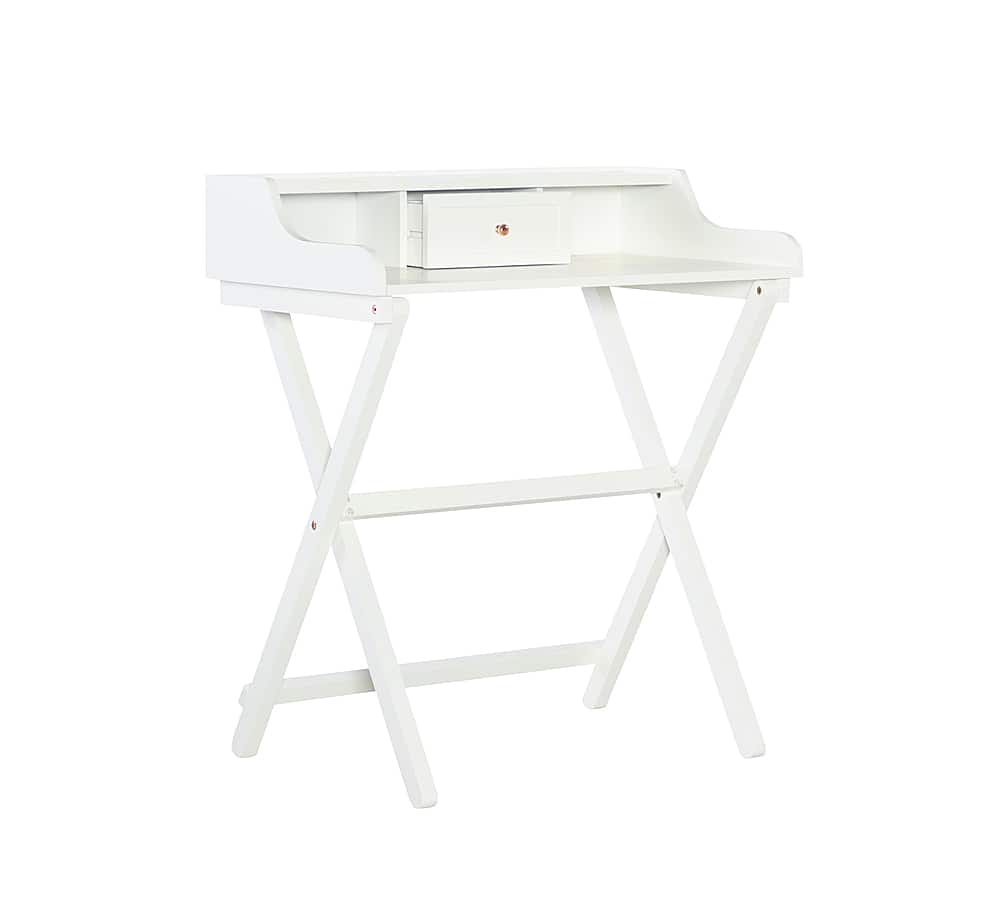 Left View: Linon Home Décor - Fauna Folding Desk - White