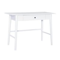 Linon Home Décor - Clayborn Desk With Drawer - White - Front_Zoom