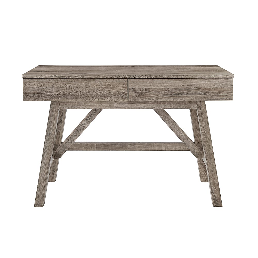 Angle View: Linon Home Décor - Tennyson Two-Drawer Desk - Gray